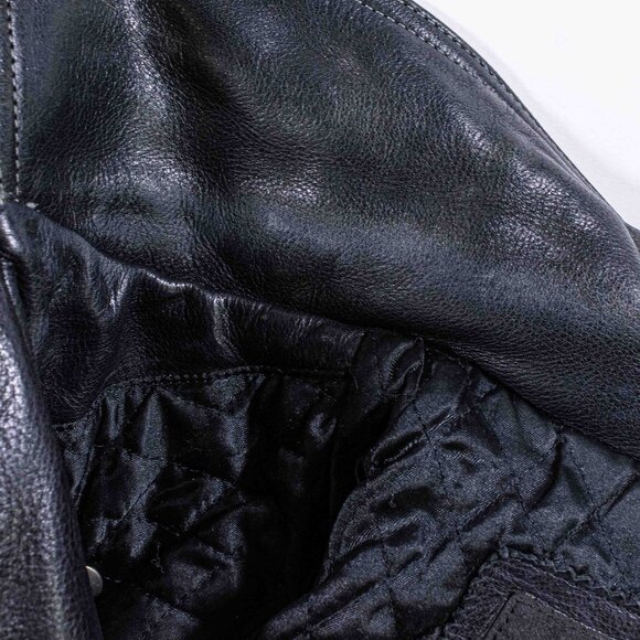 Harley Davidson Motorcycles D Pocket Leather Biker Motorcycle Jacket Large Retro - Picture 16 of 16